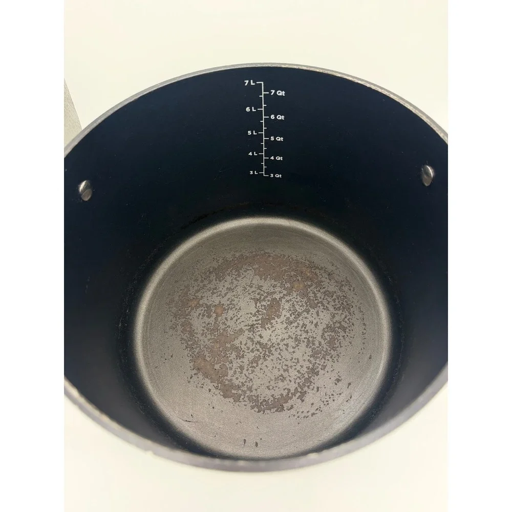 Viking Hard Anodized Aluminum 8Qt Stockpot Nonstick Induction Black 40051-0428GB - Picture 3 of 5